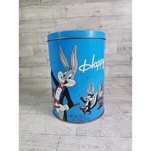 1989 Brachs Happy Birthday Bugs Bunny Looney Tunes 50th Anniversary Warner Tin
